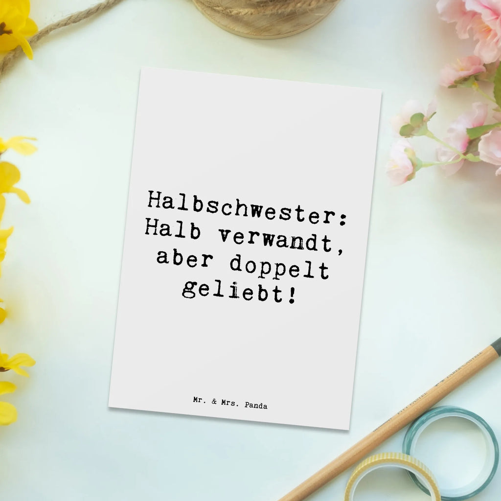 Postkarte Spruch Liebe Halbschwester Postkarte, Karte, Geschenkkarte, Grußkarte, Einladung, Ansichtskarte, Geburtstagskarte, Einladungskarte, Dankeskarte, Ansichtskarten, Einladung Geburtstag, Einladungskarten Geburtstag, Familie, Vatertag, Muttertag, Bruder, Schwester, Mama, Papa, Oma, Opa