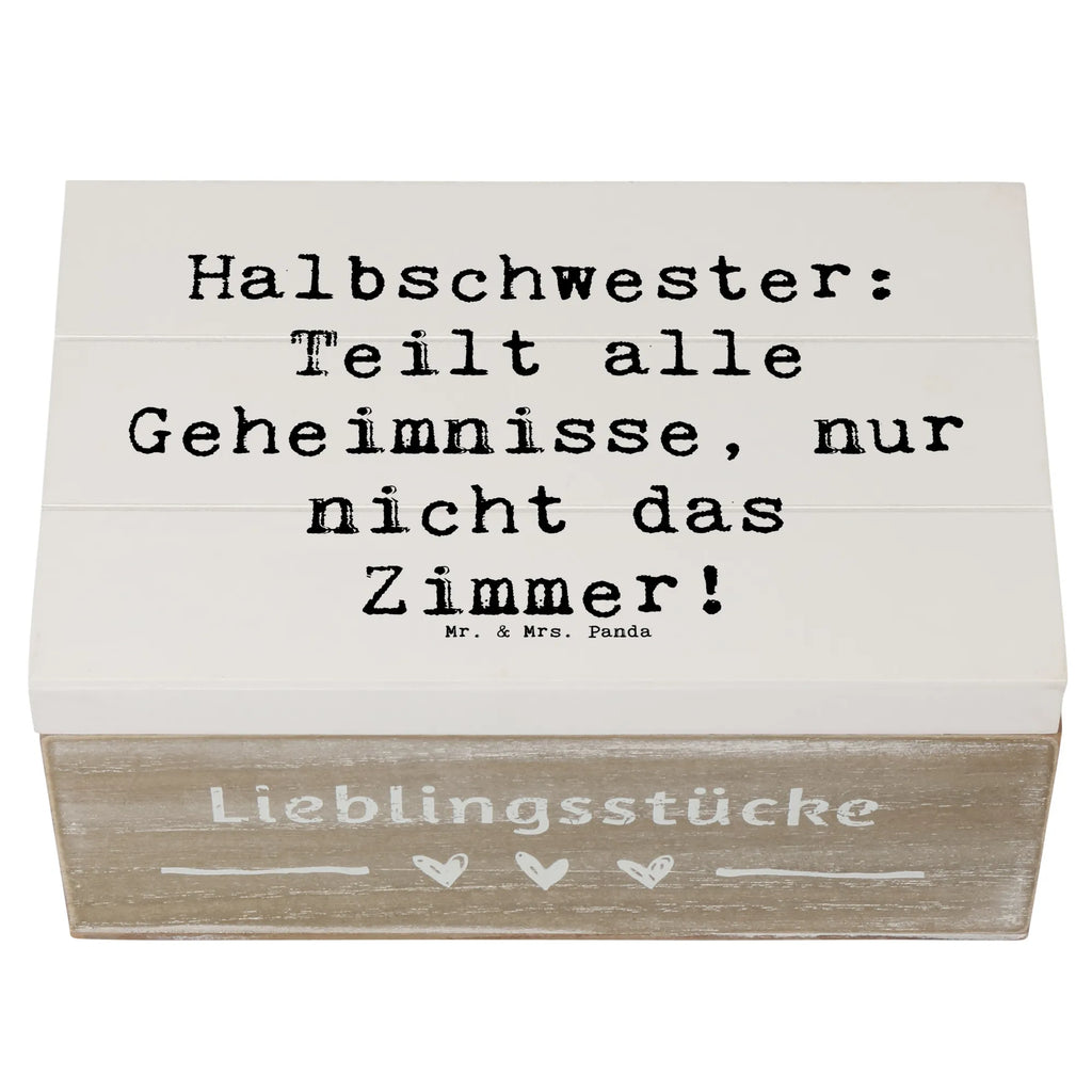 Holzkiste Spruch Halbschwester Geheimnisse Holzkiste, Kiste, Schatzkiste, Truhe, Schatulle, XXL, Erinnerungsbox, Erinnerungskiste, Dekokiste, Aufbewahrungsbox, Geschenkbox, Geschenkdose, Familie, Vatertag, Muttertag, Bruder, Schwester, Mama, Papa, Oma, Opa