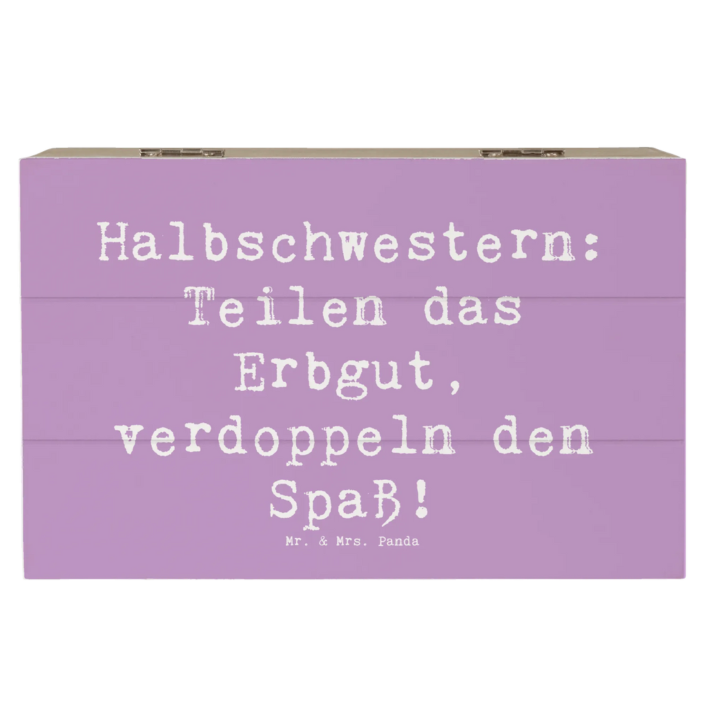 Holzkiste Spruch Halbschwester Freude Holzkiste, Kiste, Schatzkiste, Truhe, Schatulle, XXL, Erinnerungsbox, Erinnerungskiste, Dekokiste, Aufbewahrungsbox, Geschenkbox, Geschenkdose, Familie, Vatertag, Muttertag, Bruder, Schwester, Mama, Papa, Oma, Opa