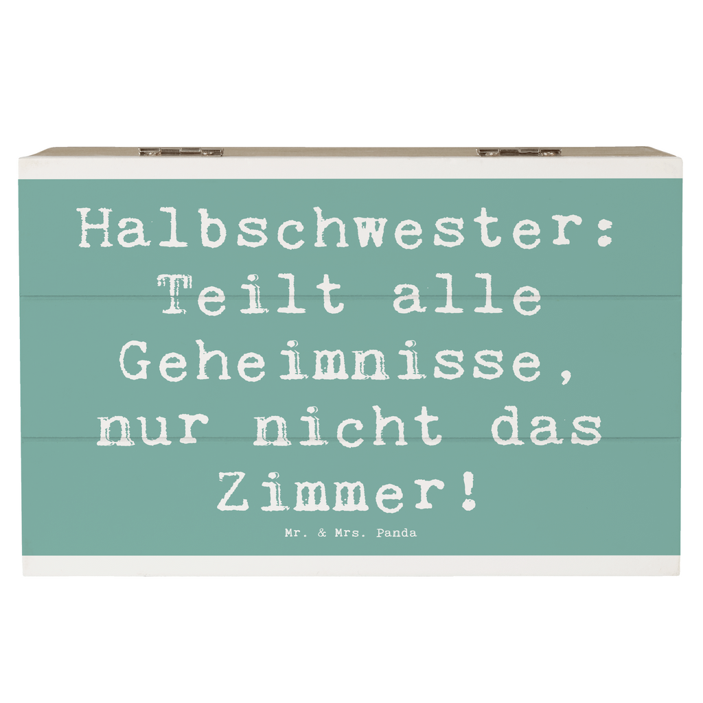 Holzkiste Spruch Halbschwester Geheimnisse Holzkiste, Kiste, Schatzkiste, Truhe, Schatulle, XXL, Erinnerungsbox, Erinnerungskiste, Dekokiste, Aufbewahrungsbox, Geschenkbox, Geschenkdose, Familie, Vatertag, Muttertag, Bruder, Schwester, Mama, Papa, Oma, Opa