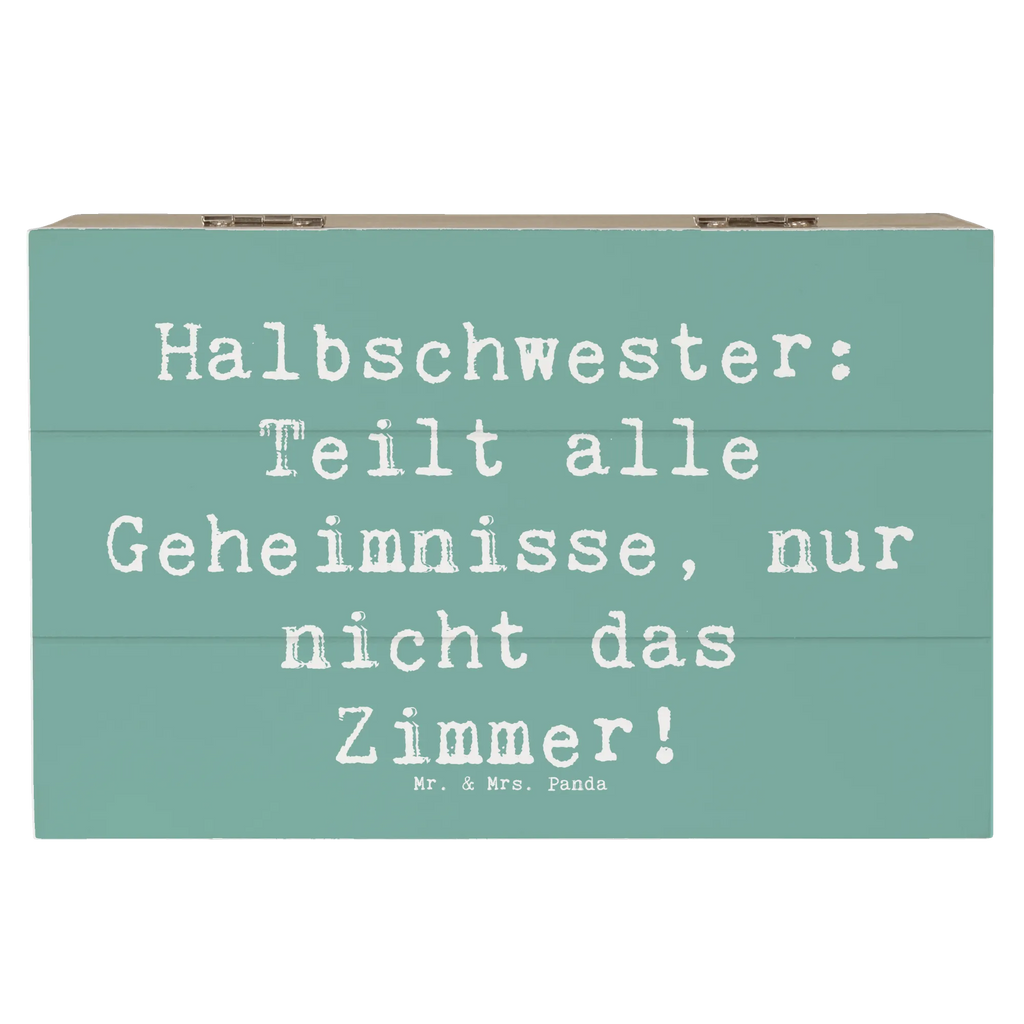 Holzkiste Spruch Halbschwester Geheimnisse Holzkiste, Kiste, Schatzkiste, Truhe, Schatulle, XXL, Erinnerungsbox, Erinnerungskiste, Dekokiste, Aufbewahrungsbox, Geschenkbox, Geschenkdose, Familie, Vatertag, Muttertag, Bruder, Schwester, Mama, Papa, Oma, Opa