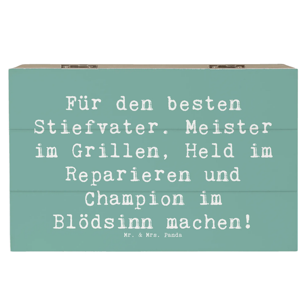 Holzkiste Spruch Bester Stiefvater Holzkiste, Kiste, Schatzkiste, Truhe, Schatulle, XXL, Erinnerungsbox, Erinnerungskiste, Dekokiste, Aufbewahrungsbox, Geschenkbox, Geschenkdose, Familie, Vatertag, Muttertag, Bruder, Schwester, Mama, Papa, Oma, Opa