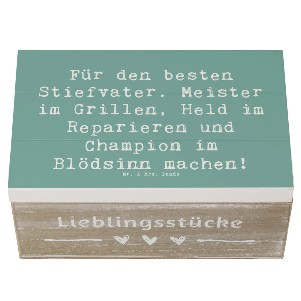 Holzkiste Spruch Bester Stiefvater Holzkiste, Kiste, Schatzkiste, Truhe, Schatulle, XXL, Erinnerungsbox, Erinnerungskiste, Dekokiste, Aufbewahrungsbox, Geschenkbox, Geschenkdose, Familie, Vatertag, Muttertag, Bruder, Schwester, Mama, Papa, Oma, Opa