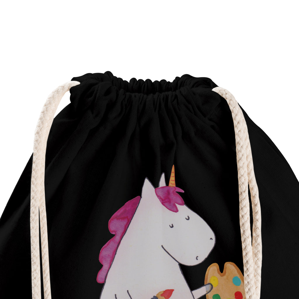 Personalisierter Sportbeutel Einhorn Künstler Personalisierter Sportbeutel, Personalisierter Beutel, Personalisierte Sporttasche, Personalisierter Tasche, Personalisierter Stoffbeutel, Personalisierter Sportbeutel Kinder, Sportbeutel mit Namen, Turnbeutel mit Namen, Beutel mit Namen, Sporttasche mit Namen, Tasche mit Namen, Stoffbeutel mit Namen, Sportbeutel Kinder mit Namen, Wunschtext, Wunschnamen, Personalisierbar, Personalisierung, Einhorn, Einhörner, Einhorn Deko, Pegasus, Unicorn, Englisch, Künstler, Artist, Malen, Zeichnen, Welt, Farbe, Stift, Pinsel, Geschenk, Maler