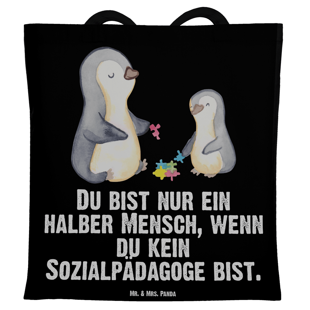 Tragetasche Sozialpädagoge mit Herz Beuteltasche, Beutel, Einkaufstasche, Jutebeutel, Stoffbeutel, Tasche, Shopper, Umhängetasche, Strandtasche, Schultertasche, Stofftasche, Tragetasche, Badetasche, Jutetasche, Einkaufstüte, Laptoptasche, Beruf, Ausbildung, Jubiläum, Abschied, Rente, Kollege, Kollegin, Geschenk, Schenken, Arbeitskollege, Mitarbeiter, Firma, Danke, Dankeschön