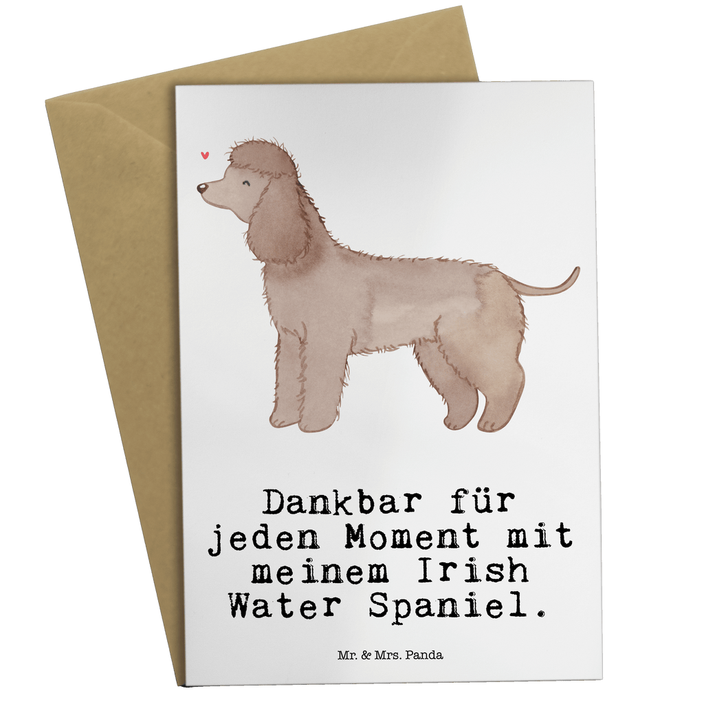 Grußkarte Irish Water Spaniel Moment Grußkarte, Klappkarte, Einladungskarte, Glückwunschkarte, Hochzeitskarte, Geburtstagskarte, Karte, Ansichtskarten, Hund, Hunderasse, Rassehund, Hundebesitzer, Geschenk, Tierfreund, Schenken, Welpe, Irish Water Spaniel, Jagdhund