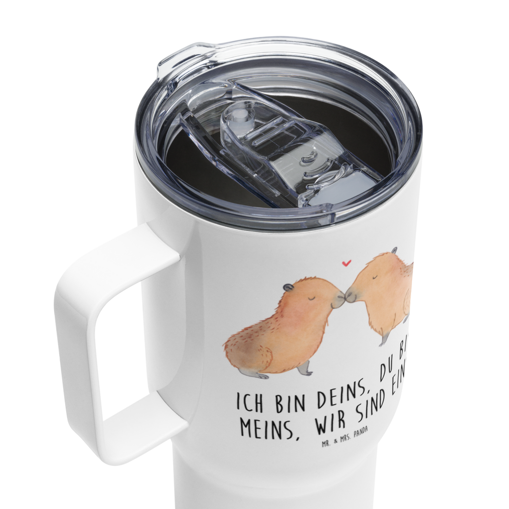 XXL Thermobecher Capybara Liebe Thermobecher, XL Thermobecher, Reisebecher, XL Reisetasse, Großer Thermobecher, Autobecher, Jumbo Becher, Tiermotive, Gute Laune, lustige Sprüche, Tiere, Capybara, Liebe, verliebt, Paar, Jahrestag, Kuschel Capybaras, Tierliebe, Romantisches Geschenk, Handgezeichnet, Verschmolzen, Geschenkidee, Beziehung, Partnertiere, Ich bin deins, Du bist meins, Liebesspruch, Herzlich, Valentinstag, Ehejubiläum, Liebesbeweis