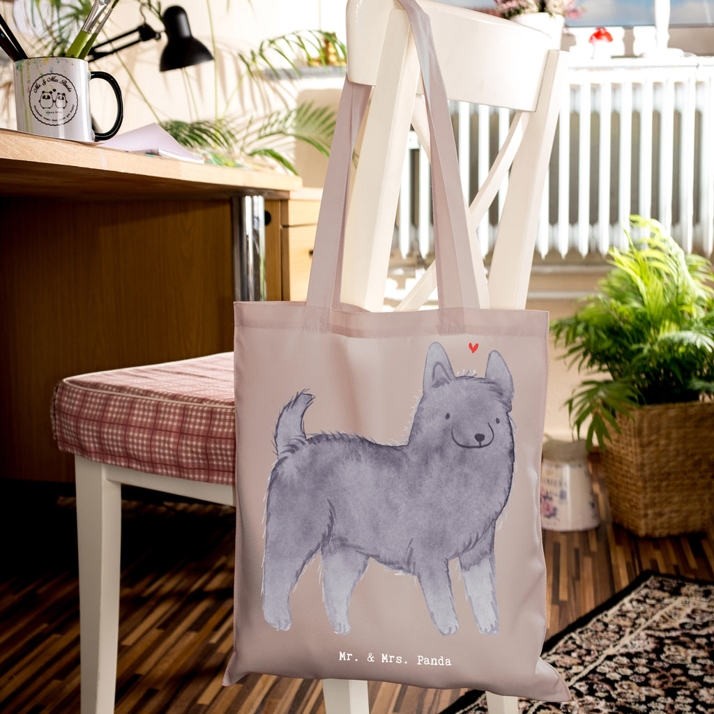 Tragetasche Schipperke Lebensretter Beuteltasche, Beutel, Einkaufstasche, Jutebeutel, Stoffbeutel, Tasche, Shopper, Umhängetasche, Strandtasche, Schultertasche, Stofftasche, Tragetasche, Badetasche, Jutetasche, Einkaufstüte, Laptoptasche, Hund, Hunderasse, Rassehund, Hundebesitzer, Geschenk, Tierfreund, Schenken, Welpe, Schipperke, belgische Hunderasse