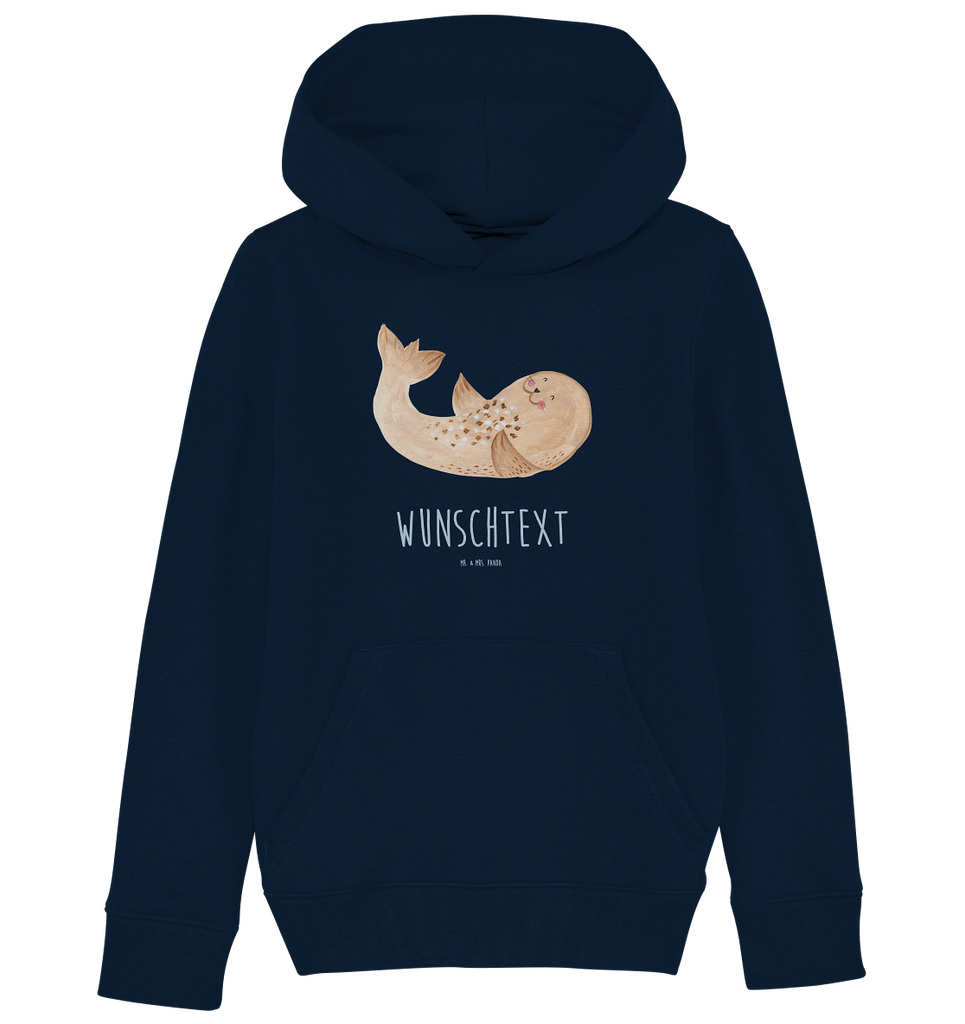 Personalisierter Kinder Hoodie Robbe liegend Personalisierter Kinder-Hoodie, Personalisierter Kapuzenpullover für Kinder, Personalisiertes Kinder-Oberteil, Personalisierter Mädchen-Hoodie, Personalisierter Jungen-Hoodie, Personalisierter Mädchen-Kapuzenpullover, Personalisierter Jungen-Kapuzenpullover, Personalisierte Mädchen-Kleidung, Personalisierte Jungen-Kleidung<br />Personalisiertes Mädchen-Oberteil, Personalisiertes Jungen-Oberteil, Kinder Hoodie mit Namen, Kinder Hoodie mit Wunschtext, Tiermotive, Gute Laune, lustige Sprüche, Tiere, Robbe, Robben, Seehund, Strand, Meerestier, Ostsee, Nordsee, Lachen, Freude