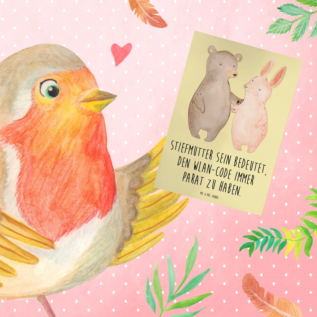 Greetings card Stiefmutter sein bedeutet, den WLAN-Code immer parat zu haben. Grußkarte, Klappkarte, Einladungskarte, Glückwunschkarte, Hochzeitskarte, Geburtstagskarte, Karte, Ansichtskarten, Familie, Vatertag, Muttertag, Bruder, Schwester, Mama, Papa, Oma, Opa