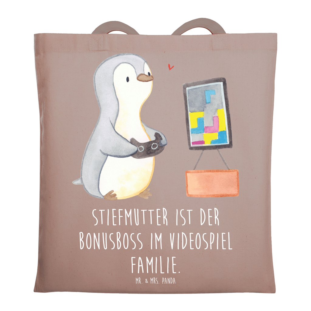 Tragetasche Stiefmutter Bonusboss Beuteltasche, Beutel, Einkaufstasche, Jutebeutel, Stoffbeutel, Tasche, Shopper, Umhängetasche, Strandtasche, Schultertasche, Stofftasche, Tragetasche, Badetasche, Jutetasche, Einkaufstüte, Laptoptasche, Familie, Vatertag, Muttertag, Bruder, Schwester, Mama, Papa, Oma, Opa