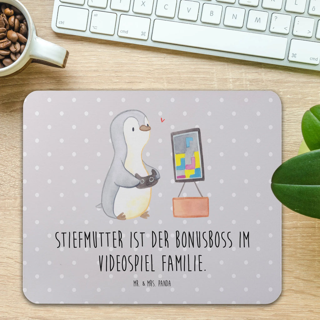 Mauspad Stiefmutter Bonusboss Mousepad, Computer zubehör, Büroausstattung, PC Zubehör, Arbeitszimmer, Mauspad, Einzigartiges Mauspad, Designer Mauspad, Mausunterlage, Mauspad Büro, Familie, Vatertag, Muttertag, Bruder, Schwester, Mama, Papa, Oma, Opa