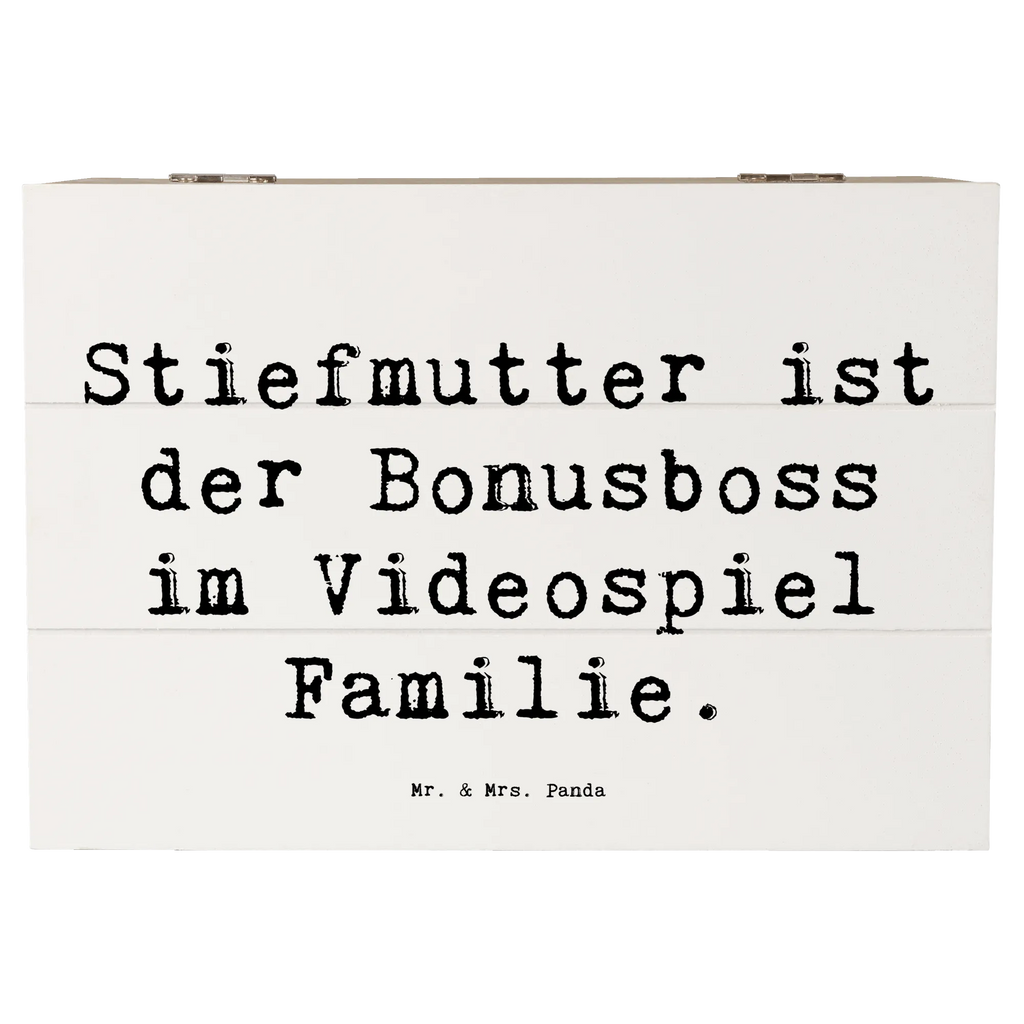 Holzkiste Spruch Stiefmutter Bonusboss Holzkiste, Kiste, Schatzkiste, Truhe, Schatulle, XXL, Erinnerungsbox, Erinnerungskiste, Dekokiste, Aufbewahrungsbox, Geschenkbox, Geschenkdose, Familie, Vatertag, Muttertag, Bruder, Schwester, Mama, Papa, Oma, Opa