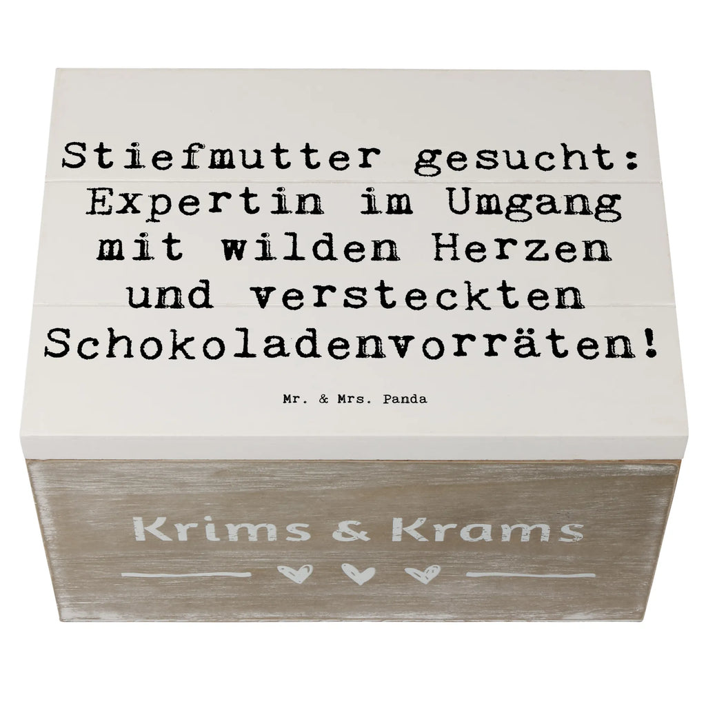 Holzkiste Spruch Stiefmutter Expertin Holzkiste, Kiste, Schatzkiste, Truhe, Schatulle, XXL, Erinnerungsbox, Erinnerungskiste, Dekokiste, Aufbewahrungsbox, Geschenkbox, Geschenkdose, Familie, Vatertag, Muttertag, Bruder, Schwester, Mama, Papa, Oma, Opa