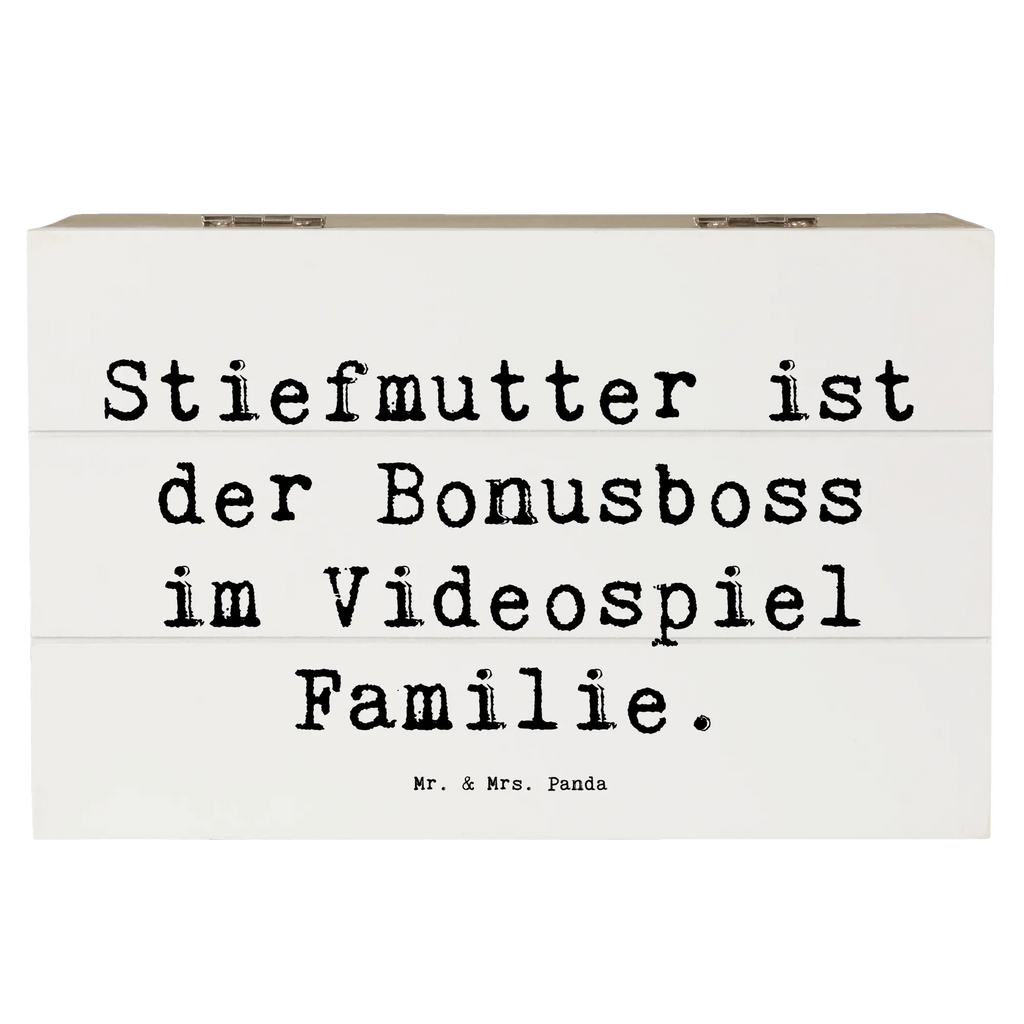 Holzkiste Spruch Stiefmutter Bonusboss Holzkiste, Kiste, Schatzkiste, Truhe, Schatulle, XXL, Erinnerungsbox, Erinnerungskiste, Dekokiste, Aufbewahrungsbox, Geschenkbox, Geschenkdose, Familie, Vatertag, Muttertag, Bruder, Schwester, Mama, Papa, Oma, Opa