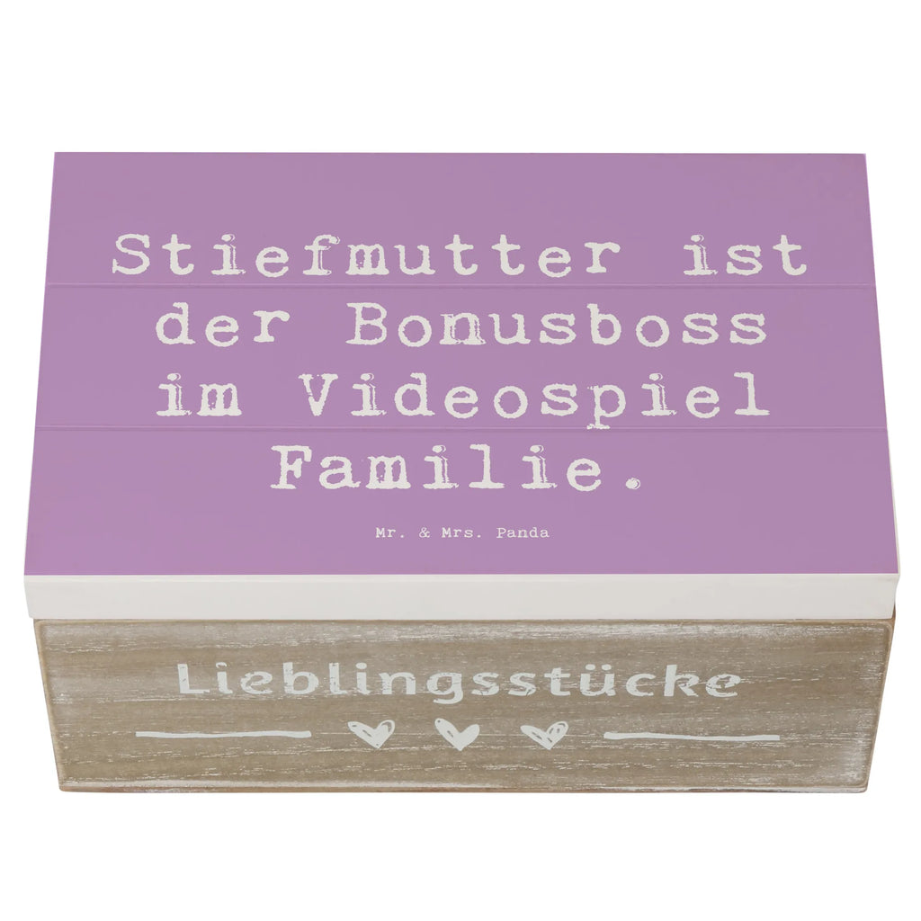 Holzkiste Spruch Stiefmutter Bonusboss Holzkiste, Kiste, Schatzkiste, Truhe, Schatulle, XXL, Erinnerungsbox, Erinnerungskiste, Dekokiste, Aufbewahrungsbox, Geschenkbox, Geschenkdose, Familie, Vatertag, Muttertag, Bruder, Schwester, Mama, Papa, Oma, Opa