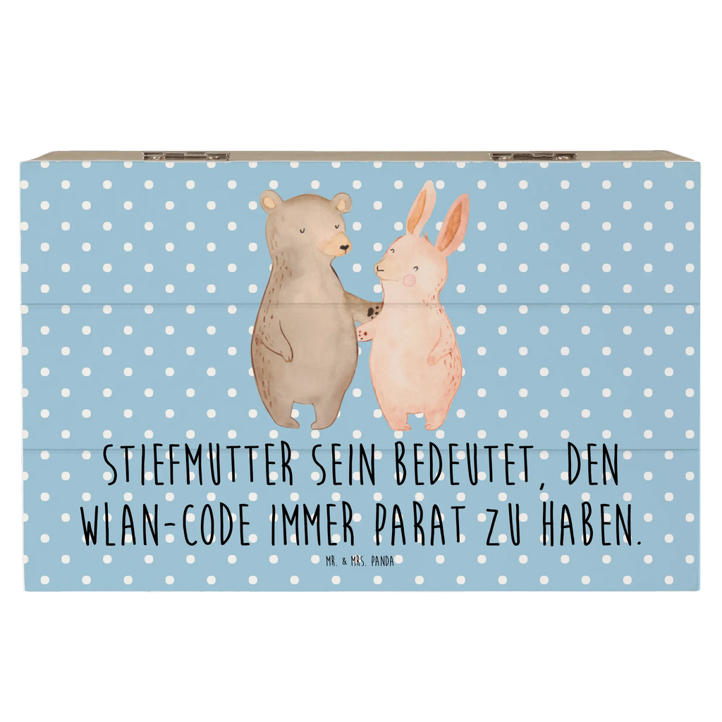 Holzkiste Stiefmutter Heldin Holzkiste, Kiste, Schatzkiste, Truhe, Schatulle, XXL, Erinnerungsbox, Erinnerungskiste, Dekokiste, Aufbewahrungsbox, Geschenkbox, Geschenkdose, Familie, Vatertag, Muttertag, Bruder, Schwester, Mama, Papa, Oma, Opa