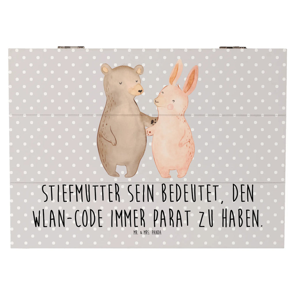 Holzkiste Stiefmutter Heldin Holzkiste, Kiste, Schatzkiste, Truhe, Schatulle, XXL, Erinnerungsbox, Erinnerungskiste, Dekokiste, Aufbewahrungsbox, Geschenkbox, Geschenkdose, Familie, Vatertag, Muttertag, Bruder, Schwester, Mama, Papa, Oma, Opa