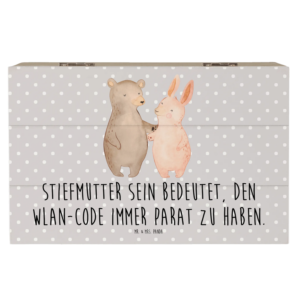 Holzkiste Stiefmutter Heldin Holzkiste, Kiste, Schatzkiste, Truhe, Schatulle, XXL, Erinnerungsbox, Erinnerungskiste, Dekokiste, Aufbewahrungsbox, Geschenkbox, Geschenkdose, Familie, Vatertag, Muttertag, Bruder, Schwester, Mama, Papa, Oma, Opa