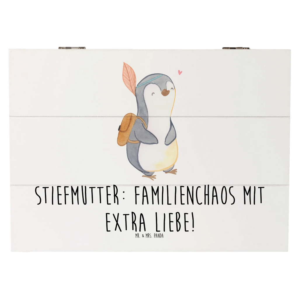 Holzkiste Stiefmutter Liebe Holzkiste, Kiste, Schatzkiste, Truhe, Schatulle, XXL, Erinnerungsbox, Erinnerungskiste, Dekokiste, Aufbewahrungsbox, Geschenkbox, Geschenkdose, Familie, Vatertag, Muttertag, Bruder, Schwester, Mama, Papa, Oma, Opa