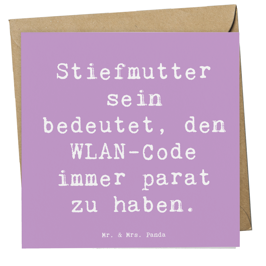 Deluxe Karte Spruch Stiefmutter Heldin Karte, Grußkarte, Klappkarte, Einladungskarte, Glückwunschkarte, Hochzeitskarte, Geburtstagskarte, Hochwertige Grußkarte, Hochwertige Klappkarte, Familie, Vatertag, Muttertag, Bruder, Schwester, Mama, Papa, Oma, Opa