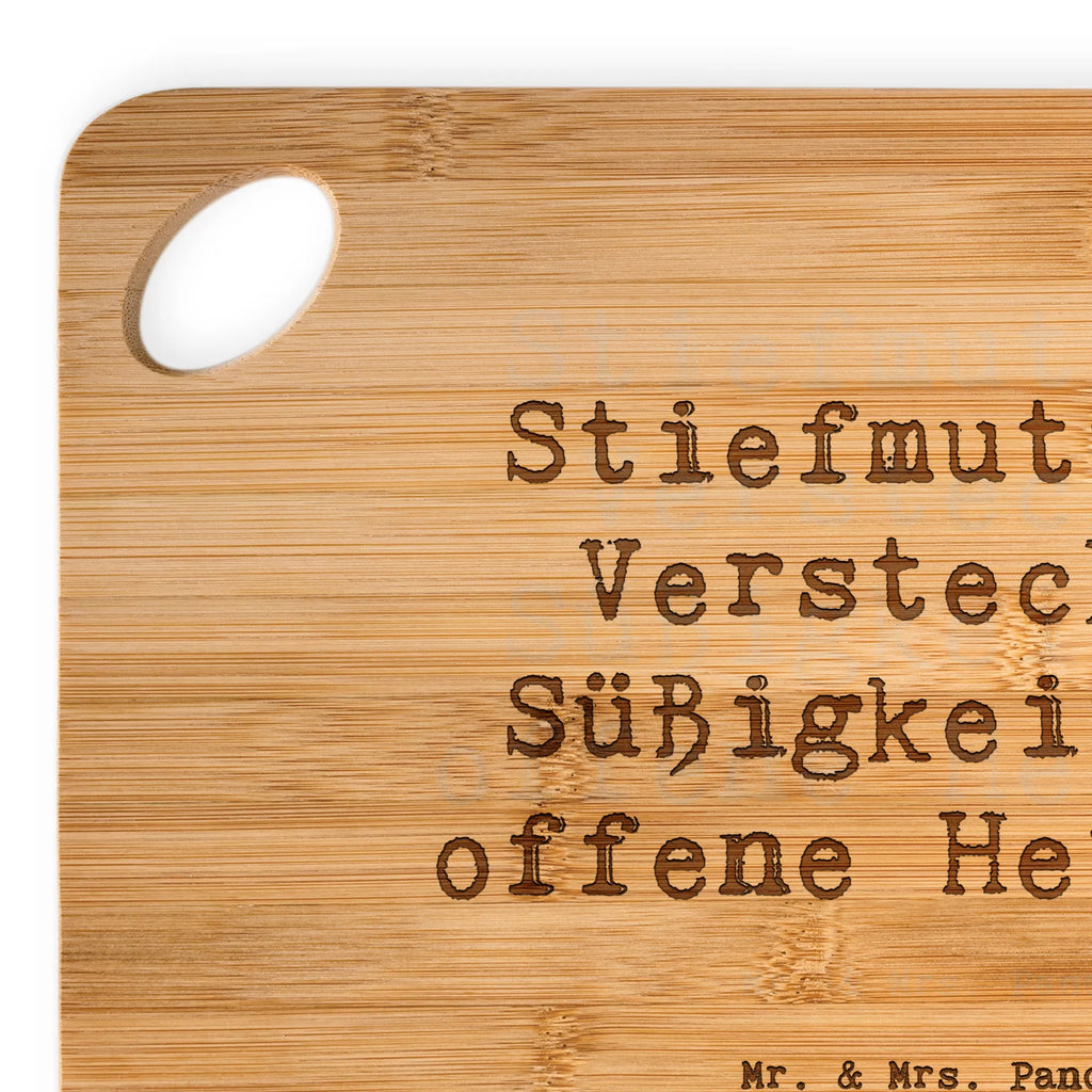 Bambus - Schneidebrett Spruch Stiefmutter Herzen Schneidebrett, Holzbrett, Küchenbrett, Frühstücksbrett, Hackbrett, Brett, Holzbrettchen, Servierbrett, Bretter, Holzbretter, Holz Bretter, Schneidebrett Holz, Holzbrett mit Gravur, Schneidbrett, Holzbrett Küche, Holzschneidebrett, Familie, Vatertag, Muttertag, Bruder, Schwester, Mama, Papa, Oma, Opa