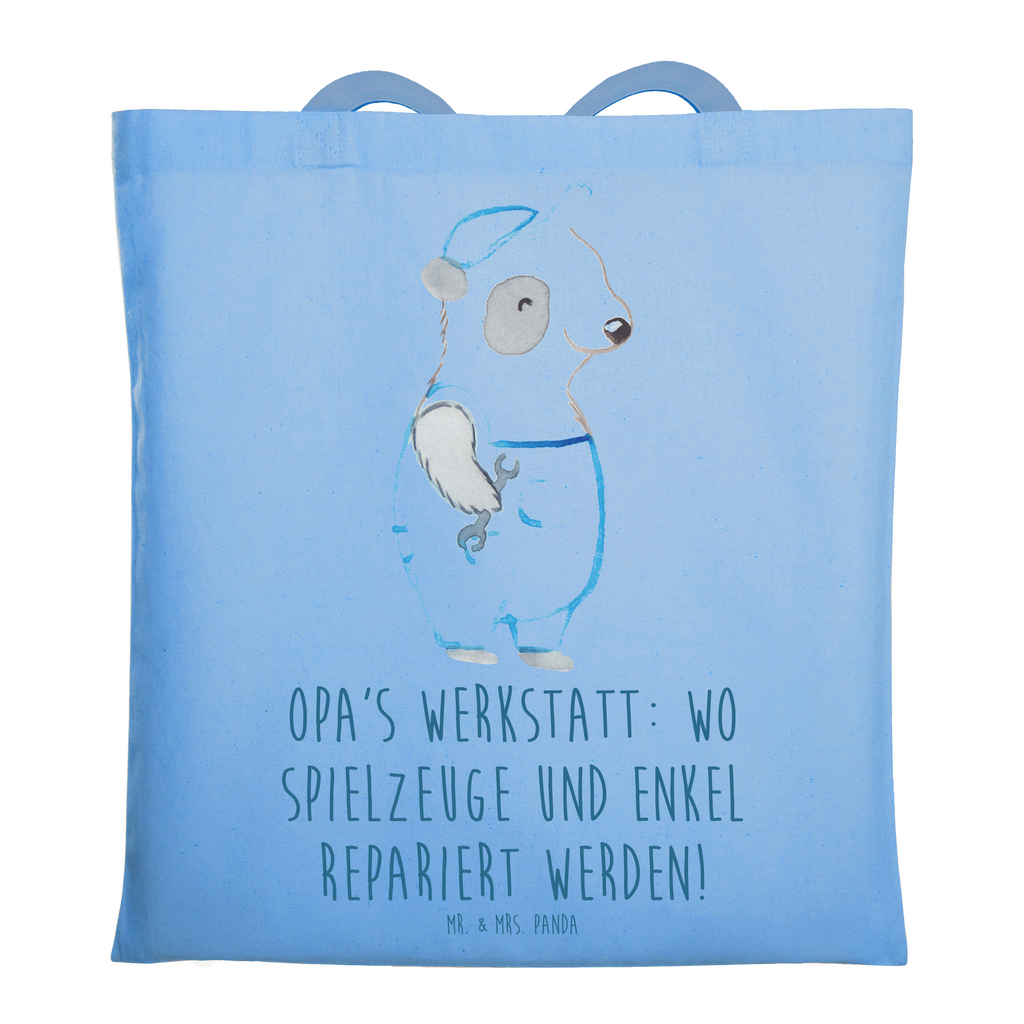 Tragetasche Großeltern Werkstatt Beuteltasche, Beutel, Einkaufstasche, Jutebeutel, Stoffbeutel, Tasche, Shopper, Umhängetasche, Strandtasche, Schultertasche, Stofftasche, Tragetasche, Badetasche, Jutetasche, Einkaufstüte, Laptoptasche, Familie, Vatertag, Muttertag, Bruder, Schwester, Mama, Papa, Oma, Opa