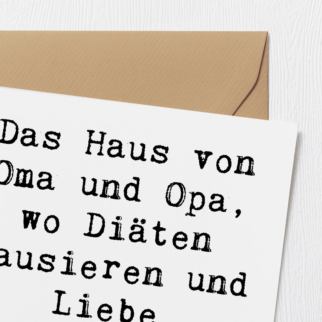 Deluxe Karte Spruch Großelternliebe Karte, Grußkarte, Klappkarte, Einladungskarte, Glückwunschkarte, Hochzeitskarte, Geburtstagskarte, Hochwertige Grußkarte, Hochwertige Klappkarte, Familie, Vatertag, Muttertag, Bruder, Schwester, Mama, Papa, Oma, Opa