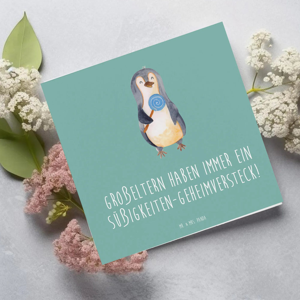 Deluxe Karte Großeltern Süßigkeiten Karte, Grußkarte, Klappkarte, Einladungskarte, Glückwunschkarte, Hochzeitskarte, Geburtstagskarte, Hochwertige Grußkarte, Hochwertige Klappkarte, Familie, Vatertag, Muttertag, Bruder, Schwester, Mama, Papa, Oma, Opa