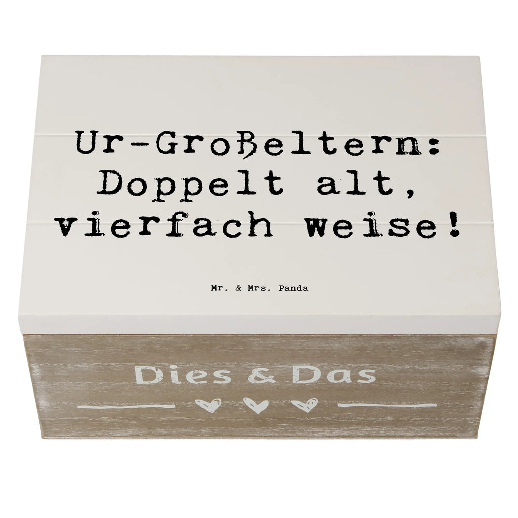 Holzkiste Spruch Ur-Großeltern Weisheit Holzkiste, Kiste, Schatzkiste, Truhe, Schatulle, XXL, Erinnerungsbox, Erinnerungskiste, Dekokiste, Aufbewahrungsbox, Geschenkbox, Geschenkdose, Familie, Vatertag, Muttertag, Bruder, Schwester, Mama, Papa, Oma, Opa