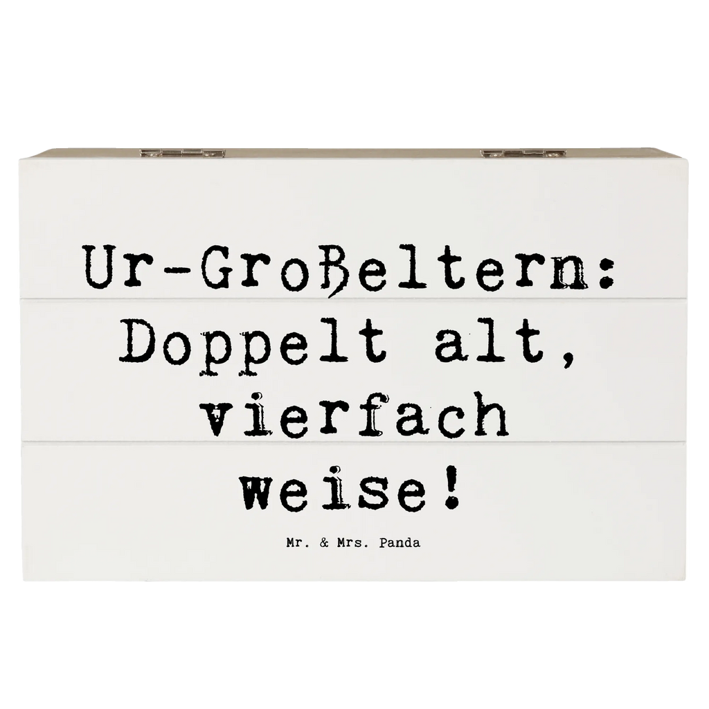 Holzkiste Spruch Ur-Großeltern Weisheit Holzkiste, Kiste, Schatzkiste, Truhe, Schatulle, XXL, Erinnerungsbox, Erinnerungskiste, Dekokiste, Aufbewahrungsbox, Geschenkbox, Geschenkdose, Familie, Vatertag, Muttertag, Bruder, Schwester, Mama, Papa, Oma, Opa