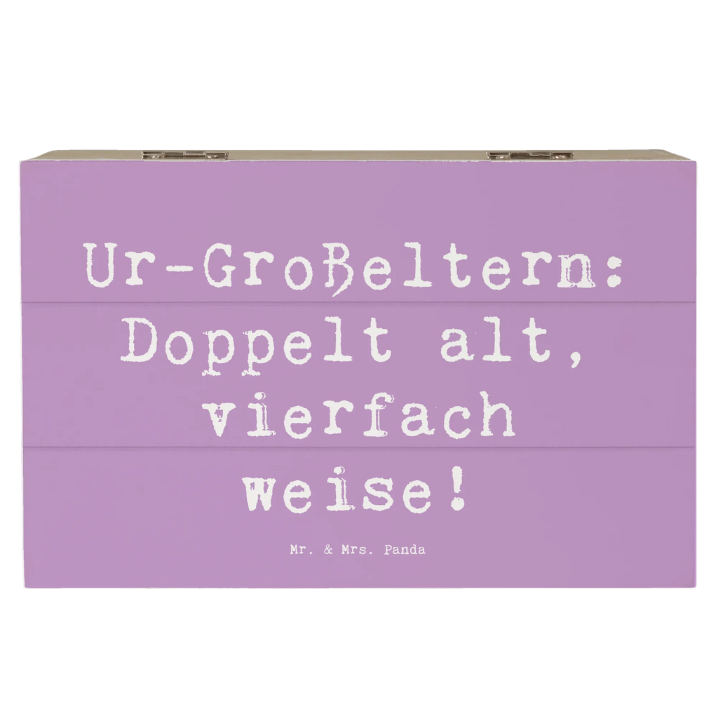 Holzkiste Spruch Ur-Großeltern Weisheit Holzkiste, Kiste, Schatzkiste, Truhe, Schatulle, XXL, Erinnerungsbox, Erinnerungskiste, Dekokiste, Aufbewahrungsbox, Geschenkbox, Geschenkdose, Familie, Vatertag, Muttertag, Bruder, Schwester, Mama, Papa, Oma, Opa