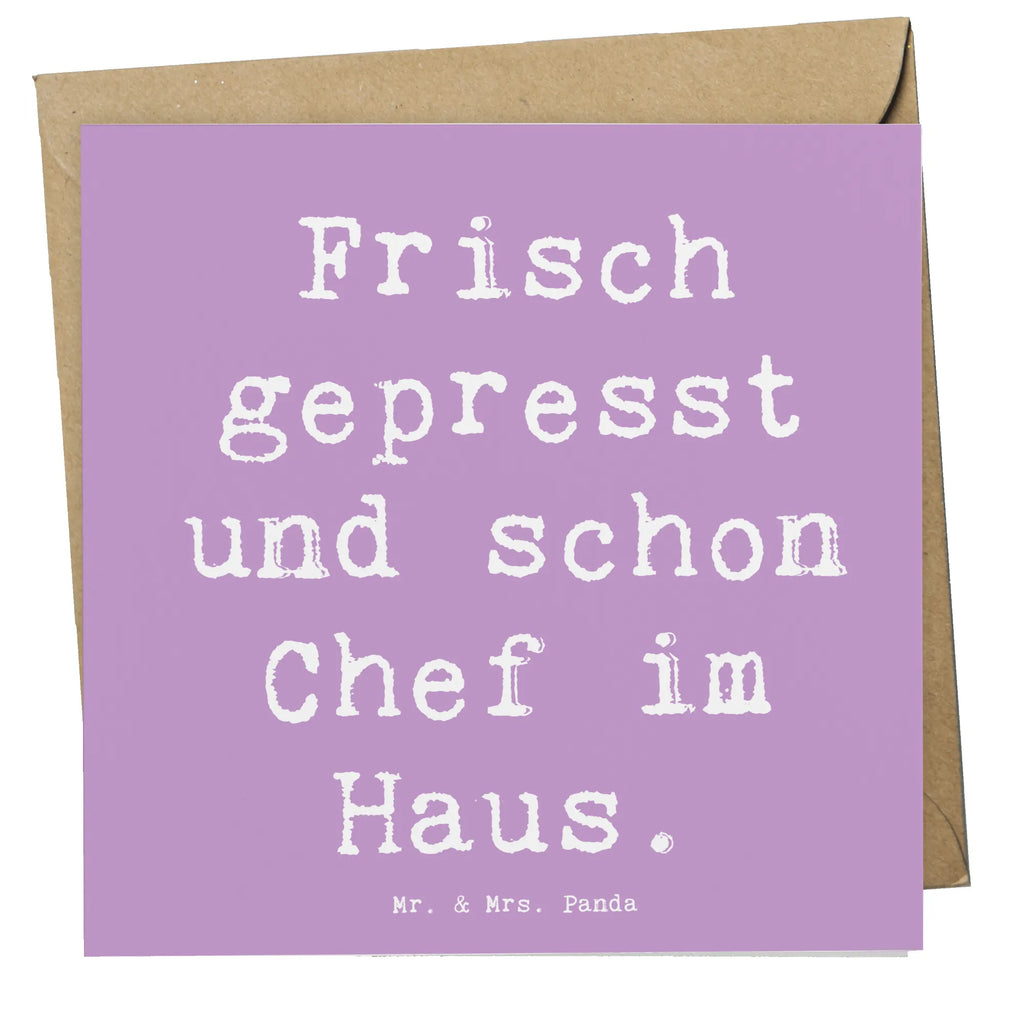 Deluxe Karte Spruch Baby Chef Karte, Grußkarte, Klappkarte, Einladungskarte, Glückwunschkarte, Hochzeitskarte, Geburtstagskarte, Hochwertige Grußkarte, Hochwertige Klappkarte, Familie, Vatertag, Muttertag, Bruder, Schwester, Mama, Papa, Oma, Opa