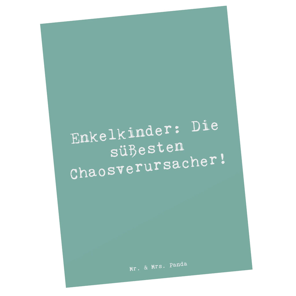 Postkarte Spruch Enkelkinder: Die süßesten Chaosverursacher! Postkarte, Karte, Geschenkkarte, Grußkarte, Einladung, Ansichtskarte, Geburtstagskarte, Einladungskarte, Dankeskarte, Ansichtskarten, Einladung Geburtstag, Einladungskarten Geburtstag, Familie, Vatertag, Muttertag, Bruder, Schwester, Mama, Papa, Oma, Opa