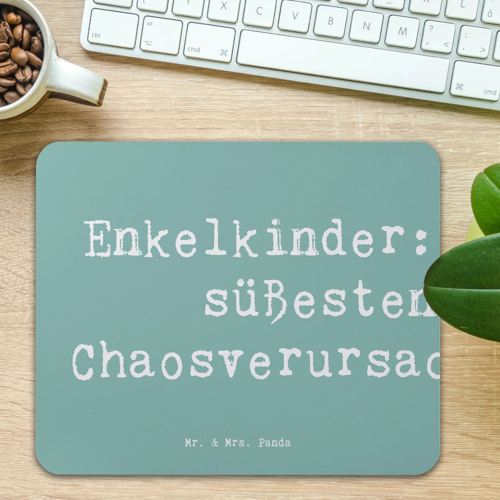 Mauspad Spruch Enkelkinder: Die süßesten Chaosverursacher! Mousepad, Computer zubehör, Büroausstattung, PC Zubehör, Arbeitszimmer, Mauspad, Einzigartiges Mauspad, Designer Mauspad, Mausunterlage, Mauspad Büro, Familie, Vatertag, Muttertag, Bruder, Schwester, Mama, Papa, Oma, Opa