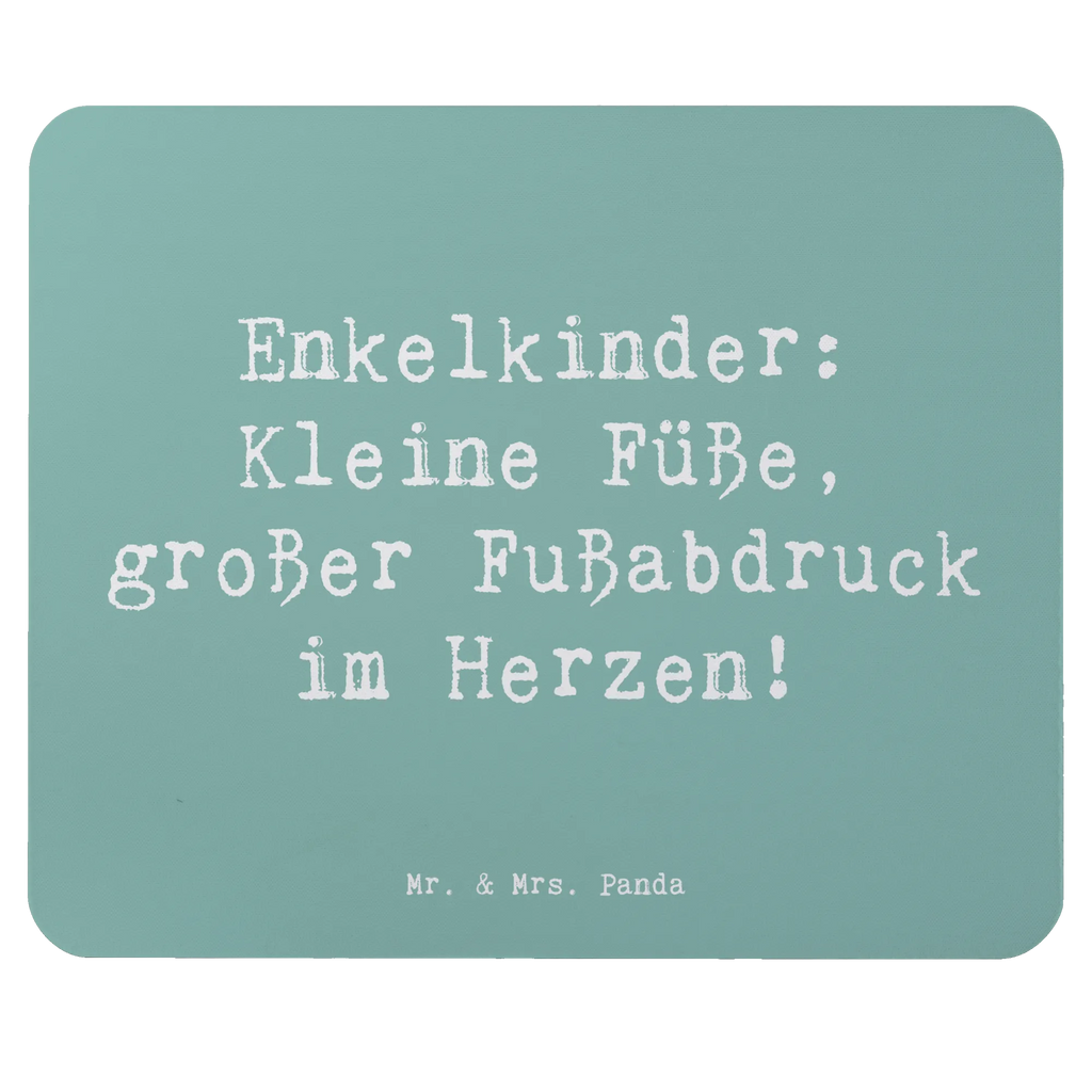 Mauspad Spruch Enkelkinder Fußabdruck Mousepad, Computer zubehör, Büroausstattung, PC Zubehör, Arbeitszimmer, Mauspad, Einzigartiges Mauspad, Designer Mauspad, Mausunterlage, Mauspad Büro, Familie, Vatertag, Muttertag, Bruder, Schwester, Mama, Papa, Oma, Opa