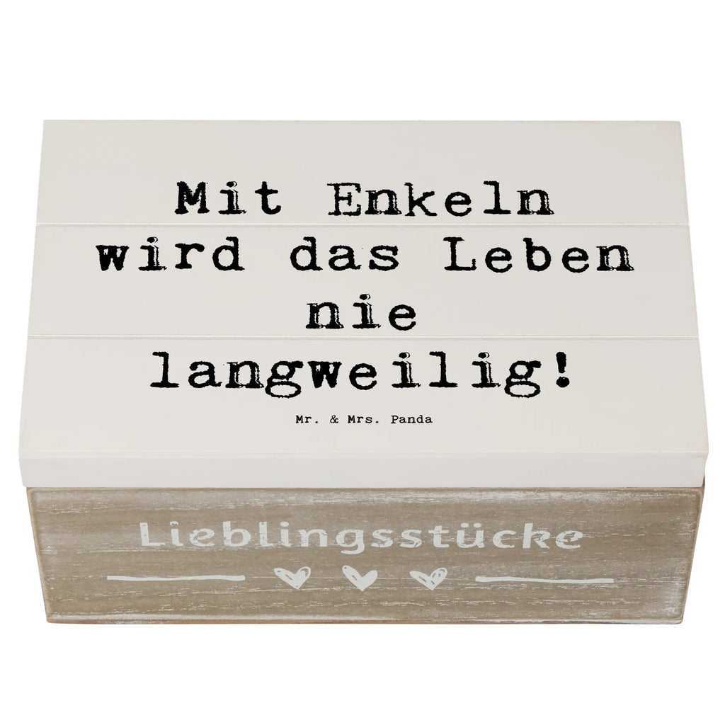 Holzkiste Spruch Enkelkinder Abenteuer Holzkiste, Kiste, Schatzkiste, Truhe, Schatulle, XXL, Erinnerungsbox, Erinnerungskiste, Dekokiste, Aufbewahrungsbox, Geschenkbox, Geschenkdose, Familie, Vatertag, Muttertag, Bruder, Schwester, Mama, Papa, Oma, Opa