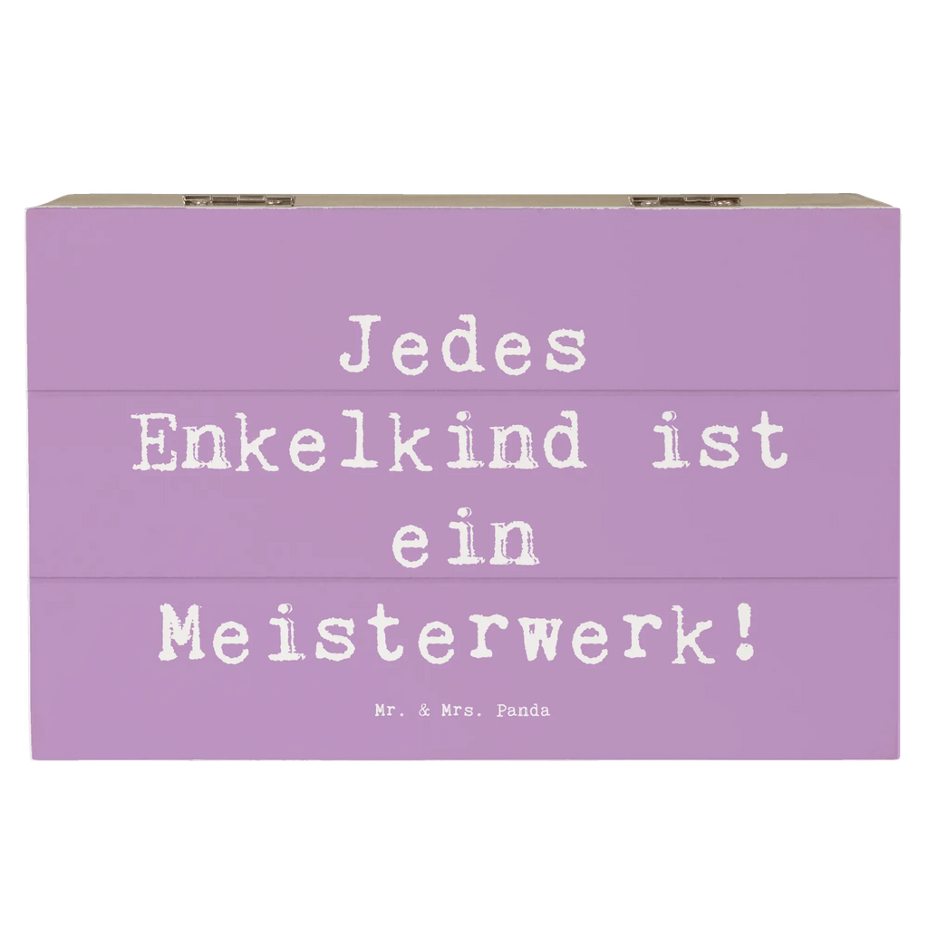 Holzkiste Spruch Enkelkinder Meisterwerk Holzkiste, Kiste, Schatzkiste, Truhe, Schatulle, XXL, Erinnerungsbox, Erinnerungskiste, Dekokiste, Aufbewahrungsbox, Geschenkbox, Geschenkdose, Familie, Vatertag, Muttertag, Bruder, Schwester, Mama, Papa, Oma, Opa