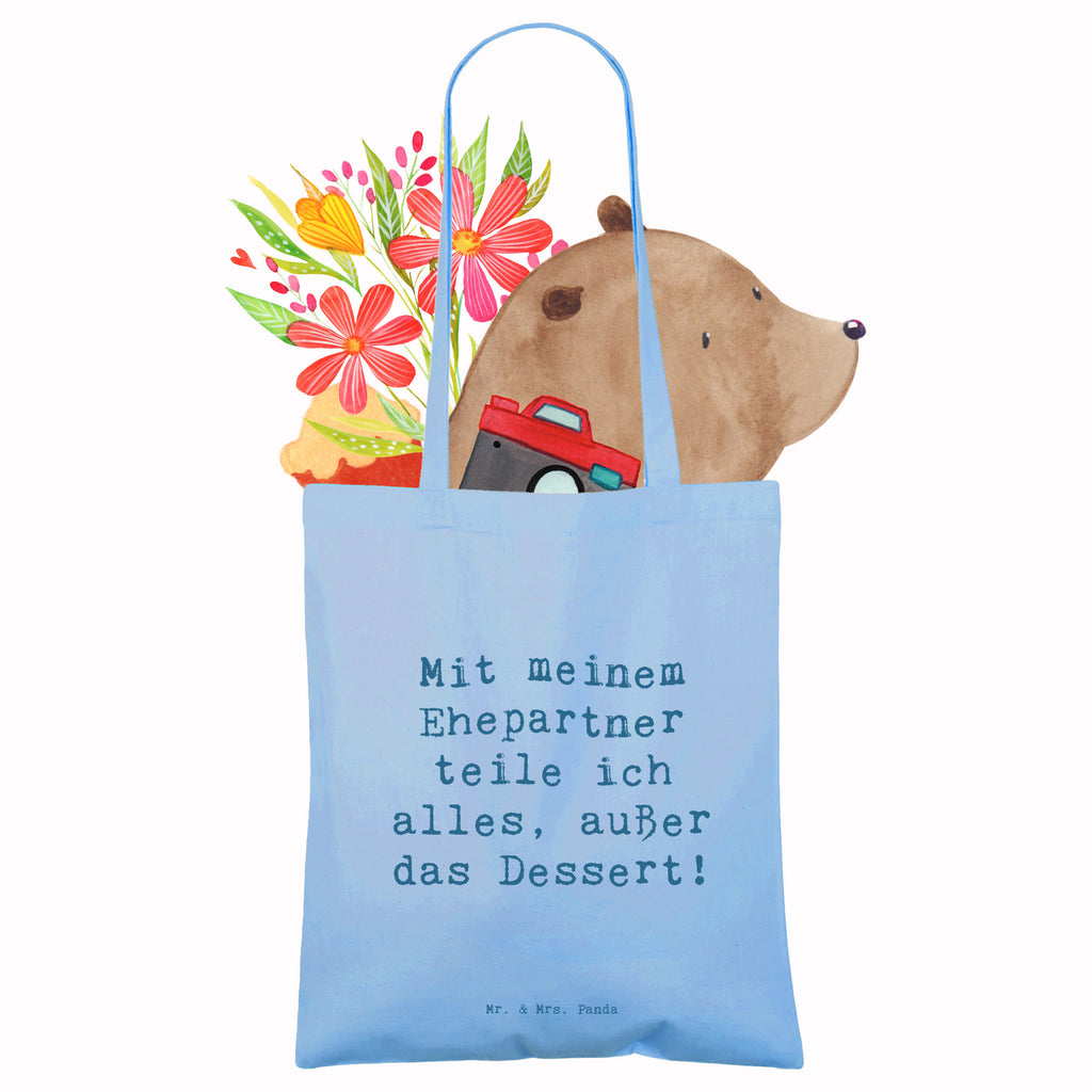 Tragetasche Spruch Ehepartner Dessert Beuteltasche, Beutel, Einkaufstasche, Jutebeutel, Stoffbeutel, Tasche, Shopper, Umhängetasche, Strandtasche, Schultertasche, Stofftasche, Tragetasche, Badetasche, Jutetasche, Einkaufstüte, Laptoptasche, Familie, Vatertag, Muttertag, Bruder, Schwester, Mama, Papa, Oma, Opa