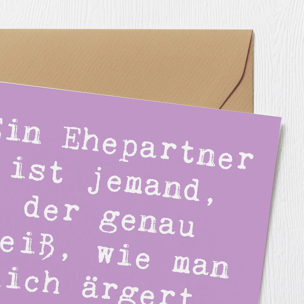 Deluxe Karte Spruch Ehepartner Liebe Karte, Grußkarte, Klappkarte, Einladungskarte, Glückwunschkarte, Hochzeitskarte, Geburtstagskarte, Hochwertige Grußkarte, Hochwertige Klappkarte, Familie, Vatertag, Muttertag, Bruder, Schwester, Mama, Papa, Oma, Opa