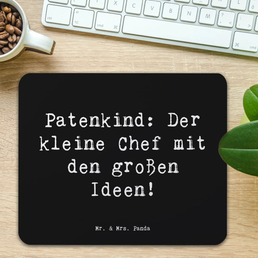 Mauspad Spruch Patenkind Chef Mousepad, Computer zubehör, Büroausstattung, PC Zubehör, Arbeitszimmer, Mauspad, Einzigartiges Mauspad, Designer Mauspad, Mausunterlage, Mauspad Büro, Familie, Vatertag, Muttertag, Bruder, Schwester, Mama, Papa, Oma, Opa