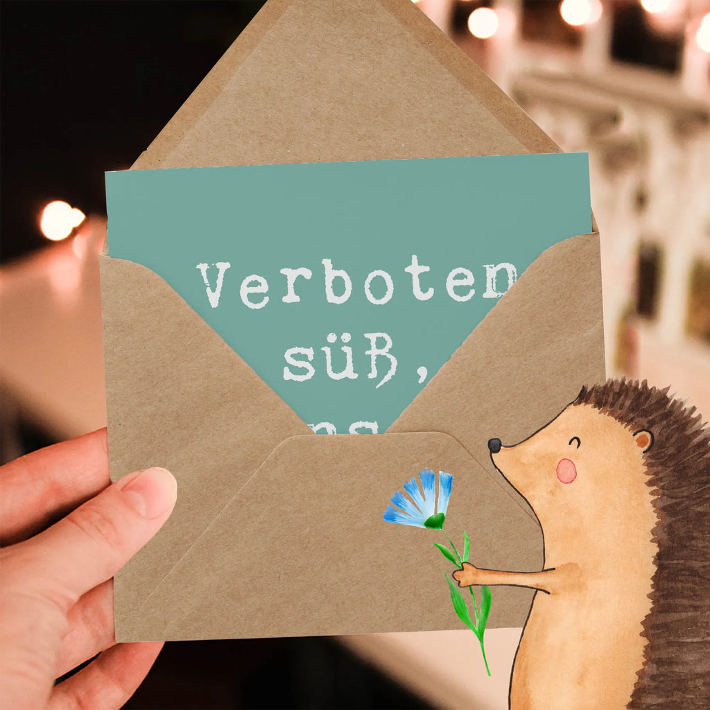 Deluxe Karte Spruch Verboten süß Patenkind Karte, Grußkarte, Klappkarte, Einladungskarte, Glückwunschkarte, Hochzeitskarte, Geburtstagskarte, Hochwertige Grußkarte, Hochwertige Klappkarte, Familie, Vatertag, Muttertag, Bruder, Schwester, Mama, Papa, Oma, Opa