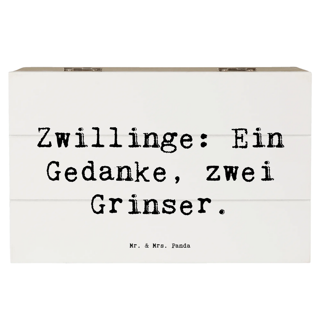 Holzkiste Spruch Zwillingsgeschwister Grinser Holzkiste, Kiste, Schatzkiste, Truhe, Schatulle, XXL, Erinnerungsbox, Erinnerungskiste, Dekokiste, Aufbewahrungsbox, Geschenkbox, Geschenkdose, Familie, Vatertag, Muttertag, Bruder, Schwester, Mama, Papa, Oma, Opa