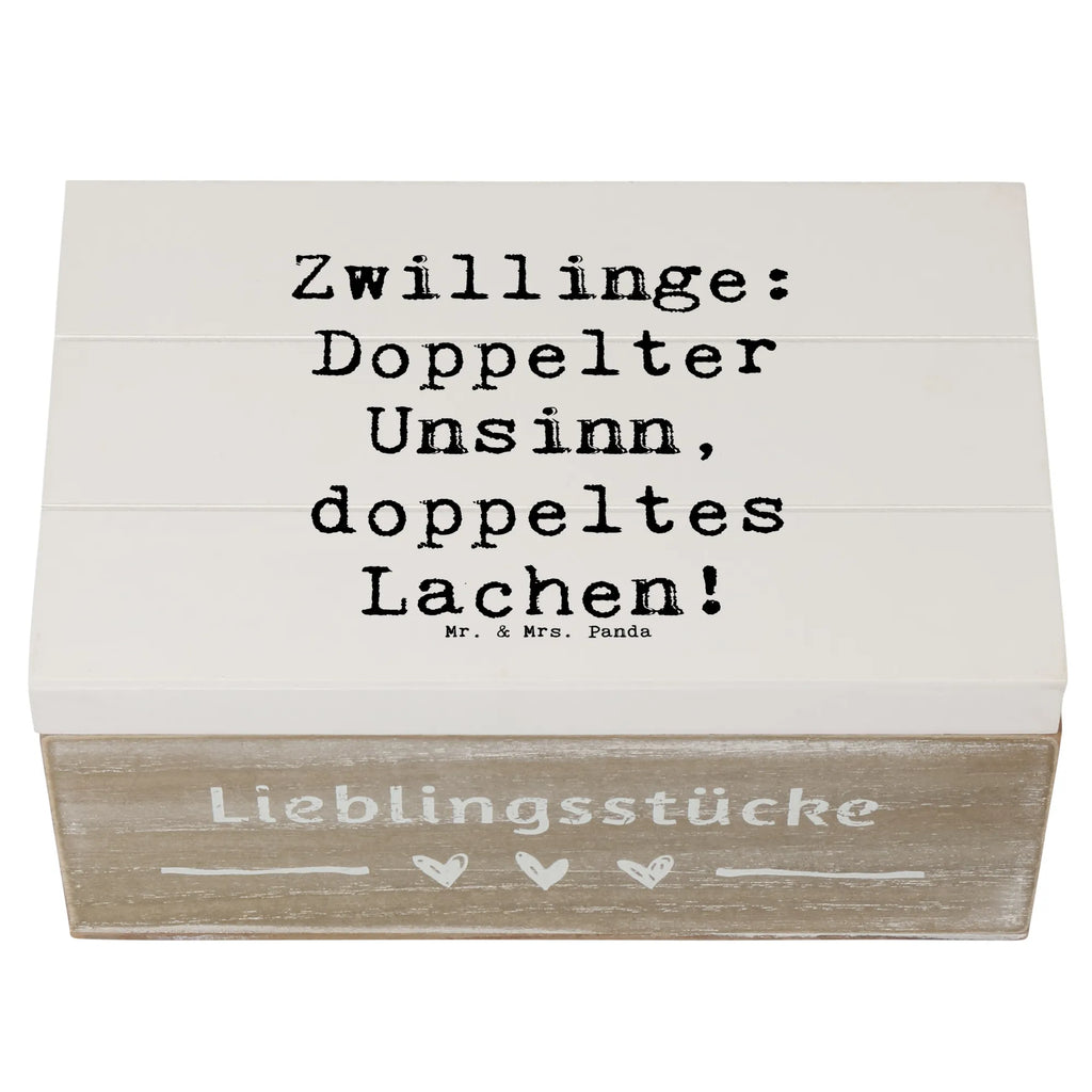 Holzkiste Spruch Zwillingsgeschwister Spaß Holzkiste, Kiste, Schatzkiste, Truhe, Schatulle, XXL, Erinnerungsbox, Erinnerungskiste, Dekokiste, Aufbewahrungsbox, Geschenkbox, Geschenkdose, Familie, Vatertag, Muttertag, Bruder, Schwester, Mama, Papa, Oma, Opa