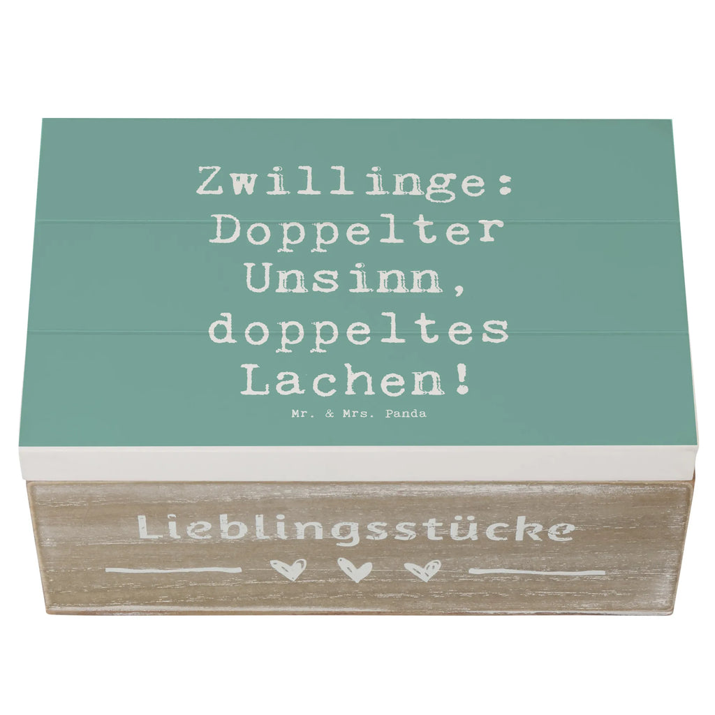 Holzkiste Spruch Zwillingsgeschwister Spaß Holzkiste, Kiste, Schatzkiste, Truhe, Schatulle, XXL, Erinnerungsbox, Erinnerungskiste, Dekokiste, Aufbewahrungsbox, Geschenkbox, Geschenkdose, Familie, Vatertag, Muttertag, Bruder, Schwester, Mama, Papa, Oma, Opa