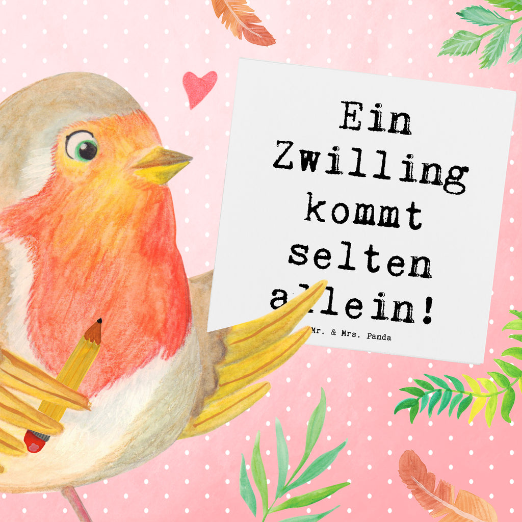 Deluxe Karte Spruch Zwillingsgeschwister Liebe Karte, Grußkarte, Klappkarte, Einladungskarte, Glückwunschkarte, Hochzeitskarte, Geburtstagskarte, Hochwertige Grußkarte, Hochwertige Klappkarte, Familie, Vatertag, Muttertag, Bruder, Schwester, Mama, Papa, Oma, Opa