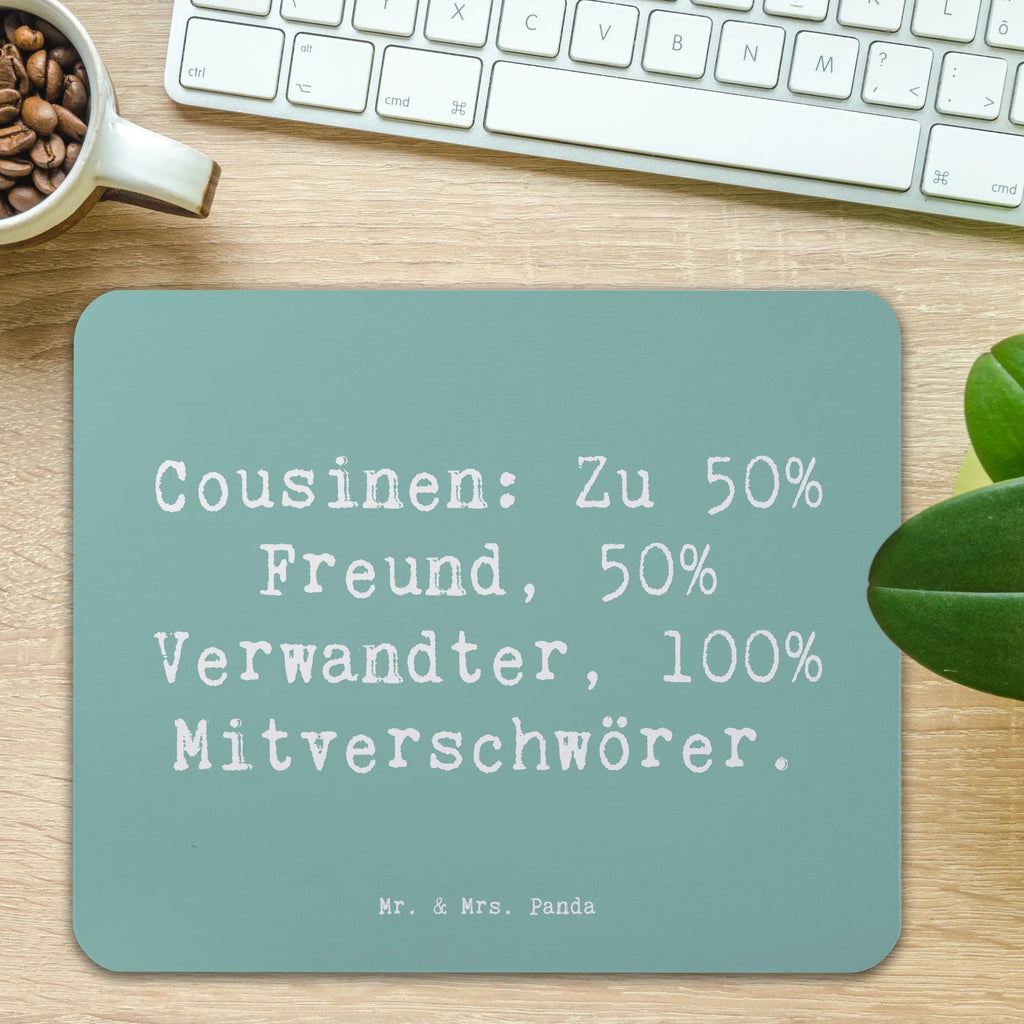 Mauspad Spruch Cousin Mitverschwörer Mousepad, Computer zubehör, Büroausstattung, PC Zubehör, Arbeitszimmer, Mauspad, Einzigartiges Mauspad, Designer Mauspad, Mausunterlage, Mauspad Büro, Familie, Vatertag, Muttertag, Bruder, Schwester, Mama, Papa, Oma, Opa