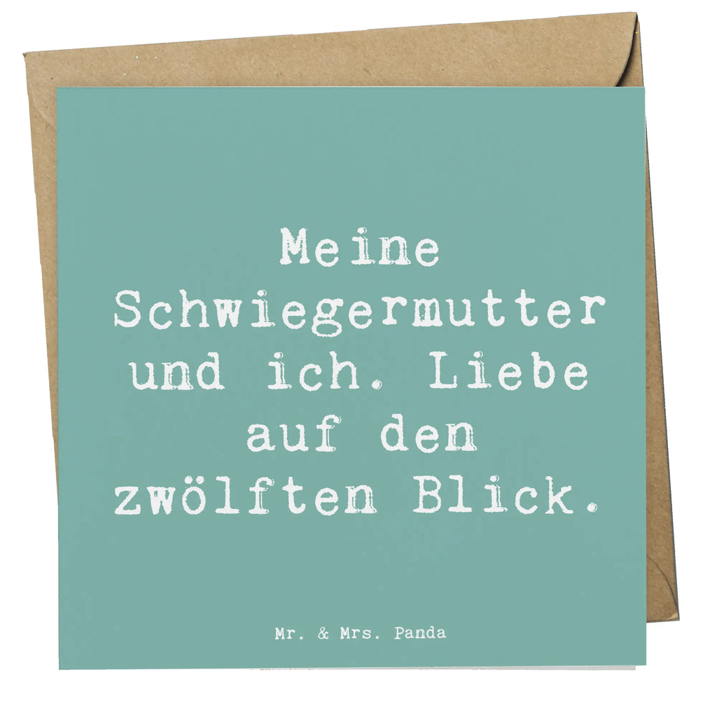 Deluxe Karte Spruch Schwiegermutter Liebe Karte, Grußkarte, Klappkarte, Einladungskarte, Glückwunschkarte, Hochzeitskarte, Geburtstagskarte, Hochwertige Grußkarte, Hochwertige Klappkarte, Familie, Vatertag, Muttertag, Bruder, Schwester, Mama, Papa, Oma, Opa