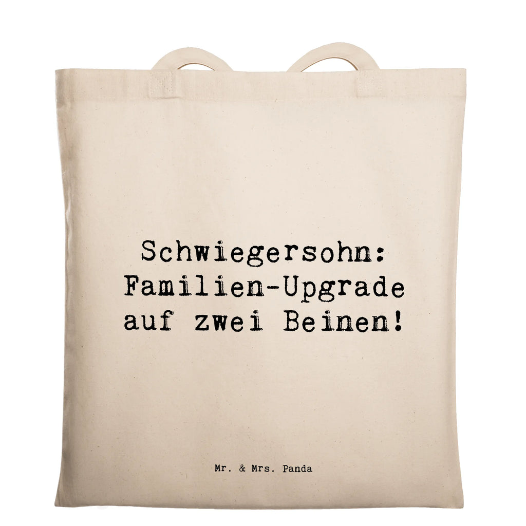 Tragetasche Spruch Schwiegersohn Upgrade Beuteltasche, Beutel, Einkaufstasche, Jutebeutel, Stoffbeutel, Tasche, Shopper, Umhängetasche, Strandtasche, Schultertasche, Stofftasche, Tragetasche, Badetasche, Jutetasche, Einkaufstüte, Laptoptasche, Familie, Vatertag, Muttertag, Bruder, Schwester, Mama, Papa, Oma, Opa