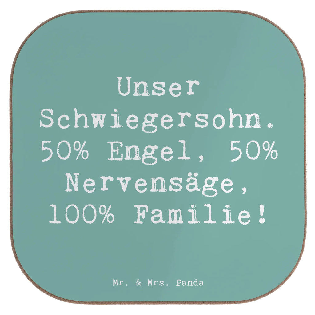 Untersetzer Spruch Unser Schwiegersohn. 50% Engel, 50% Nervensäge, 100% Familie! Untersetzer, Bierdeckel, Glasuntersetzer, Untersetzer Gläser, Getränkeuntersetzer, Untersetzer aus Holz, Untersetzer für Gläser, Korkuntersetzer, Untersetzer Holz, Holzuntersetzer, Tassen Untersetzer, Untersetzer Design, Familie, Vatertag, Muttertag, Bruder, Schwester, Mama, Papa, Oma, Opa